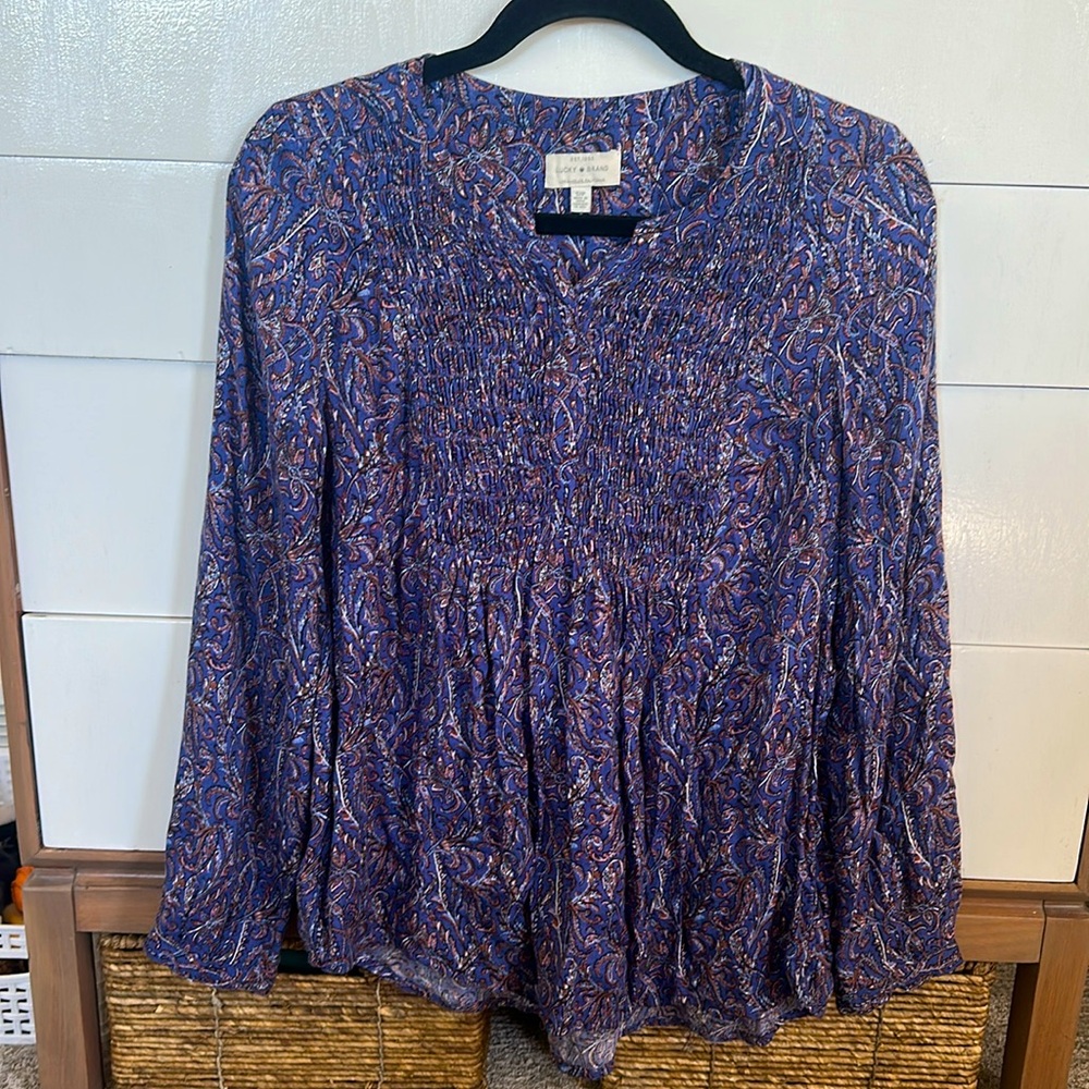 Lucky Brand Long Sleeve Top - Picture 2 of 15